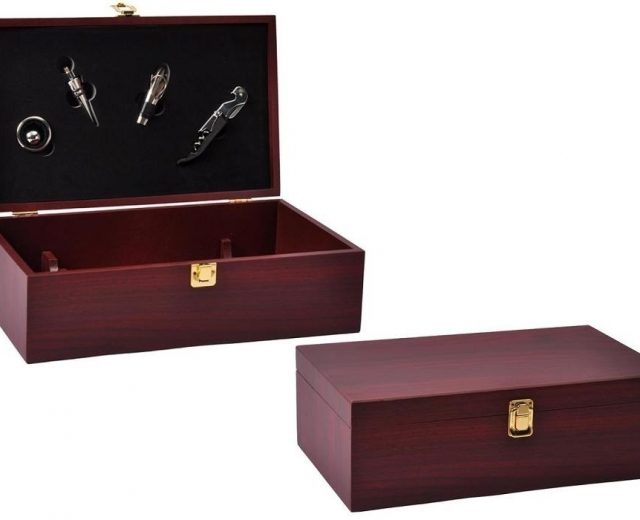 Double Bottle with Bar Accessories Box